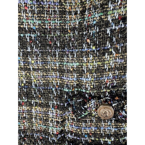 NWT Tuckernuck Multicolor Shimmer Tweed Jackie O Dress Size XXS Multi Metallic - Picture 4 of 7